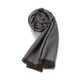Gucci (GUCCI) classic double G printed wool scarf for men and women, luxury goods, Chinese Valentine's Day gift, fashionable couple model, dark gray 1659043G6461264 envelope bag