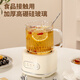 MiRongshu office health pot small mini boiling water scented tea teapot mini all-glass teapot constant temperature gift health pot knob style 0.6L
