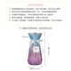 Shengshi Taibao glass vase vase dry flower gypsophila simulation flower container living room decoration ornaments blue and purple gradient 22cm