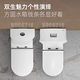 
Huida HUIDA household first-class water-saving silent toilet 6218 one-piece toilet jet siphon high-impact toilet 6528 urea formaldehyde cover plate - jet siphon-6218N 305mm pit distance (inspection before signing)