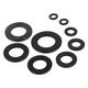 Creaby black grade 12 flat washer enlarged and thickened screw washer metal round meson thin grade 12 black M12*24*2.5 (20 pcs)
