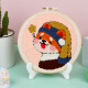 Shantoulin Village Hand de bricolaje para niños Hilo Poke Material de bordado Pack Bordado ruso Poke bordado de la escuela Class de mano Regalo de autoeboideo Little Red Riding Caper