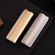 
MF15901 direct rush lighter semi-cylinder classic wind lighter wholesale gold wire drawing MF15901 direct rush