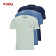 Hugo [T-shirt au sous-sol Ensemble trois pièces] T-shirt à manches courtes du printemps et du coton d'été pour hommes 983 m