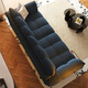 Paschaman -Stofffunktion Sofa moderne einfache kleine Wohnung Wohnzimmer Creme Chenille 3,44 Meter 7027Zf