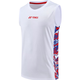 Gu Jianmu 2023 Sommer Yy New ärmellose Badmintonanzug Herrenanzug mit schnellen atmungsaktiven Sportwechsel Tisch Tennis Badminton Net Volleyball-Anzug 1032 Männer schwarzer Ärmeln: mit schwarzen Hosen xl xl