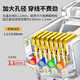 晶华 超五类Cat5e超六类Cat6e水晶头RJ45镀金网线连接头 8P8C电脑路由器网线屏蔽连接头 六类网线水晶头3U屏蔽S688（100个/盒）