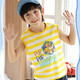 
Wangwang team made great contributions to children's vest boy cartoon base shirt boy summer comfortable soft cotton baby small middle-aged children's sleeveless T-shirt Class A PA1349-Vest single piece package 100 size height 85-95cm 15-25Jin [Jin equals 0.5 kg]