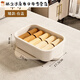 Baishengniu Underwear Underwear Socks Bra Storage Box Drawer-type Three-in-One Compartment Bedroom Wardrobe Organizing Storage Box Home Milk White 1-in-1 Bra