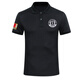 Speziales T-Shirt für Herren Sommersicherheitsanzüge, kurzärmelige Revers, Schulungsanzüge für Sicherheitsangebote, SW866 Schwarze Hose [schnelles Trocknen und atmungsaktiv] XL/170 (130jin [Jin entspricht ca. 0,5 kg]))
