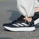 
Adidas men's shoes 2025 autumn new low-top trendy cushioning sneakers lightweight casual breathable running shoes ID9849/black and white/LIGHTMOTION technology 41