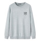 Eeek Trendy Pulhever Sweater para niños Séter de manga larga 2025 Autumn Fashion Teenagers para hombres Simple Top My303 Gray XL