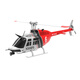 
RHSKY new BEL206 remote control helicopter C138 armed combat like real aircraft model aircraft children boy toys resistant to falling blue and white upgrade remote control + optical flow positioning Exercise 2 battery