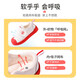 Shepherds Kindergartenschuhe Frühlings- und Herbst-Indoor-Schuhe für Jungen Anti-Kollision Kleinkindschuhe für Mädchen White Shoes White Peach Powder 1 23