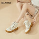 Daphne (DAPHNE) Martin boots for women's thick sole elevated mesh breathable summer casual sandals new versatile British style women's shoes beige heel height 5cm 38 (240mm) standard code