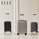ELLE22英寸石墨灰行李箱拉链万向轮旅行箱时尚拉杆箱