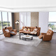 Zhihuashi First Class First Cowhide Modern Moderne Simple Electric Function Sofa 11968 Drei-Personen-Sitz