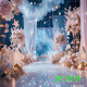 TMJD MISSins style photo background hanging cloth New internet celebrity live background cloth d three-dimensional ins style simple and warm live broadcast room White ZP-15924 (hook) 2.5x2.5m