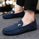 Dadongwei DADONGWEI brand Doudou shoes men's 2025 new breathable cloth shoes one-foot lazy shoes Korean style suede soft sole driving shoes D753 khaki upgraded version 39