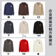 
Continue printing high-end stand-collar sweater work clothes custom printing logo autumn and winter 4S store jacket corporate group clothing workwear embroidery WY-9901 velvet sweater dark night gray M
