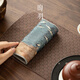 Pottery feather suede tea towel tea cloth tea table towel rag light luxury Chinese absorbent pot towel tea mat kung fu tea set accessories porcelain brocade tea towel Ruihe Tu