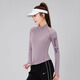 Pull-back sports tops for women, new spring and autumn jackets, running fitness long-sleeved Pilates yoga suits J34989H purple jacket + black sweatpants M recommended 100-115Jin Jin equals 0.5kg