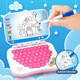 Kindergeschenke früh Bildungspunkt Lesemaschine Kindergärtner Stimme Chinesische und englische Version Tutor Tablet Dialog Point Reading Blue Flip Learning Machine + 1 Stift Akku Version