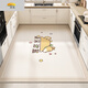 Kitchen floor mats waterproof, non-slip, wipeable, oil-proof, pvc special carpet for household floors, dirt-resistant, whole store 1 15917-Qiancheng Muxue 100x120cm clean waterproof and oil-proof