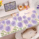 
Ye Yu purple butterfly flower mouse pad super large high-value girl wrist guard computer office writing mat table pad RK-3893丨Purple thickened lock edge 37 cm * 25 cm 2MM