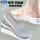 
Buyun [3 pairs] sweat-absorbing and anti-odorproof insole for men's breathable sports running insole soft and elastic military training pain-proof leather insole