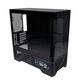 VALKYRIE VK03-M BLACK black M-ATX gaming computer desktop case supports 360° water cooling 6.2-inch touch screen curved glass 270 sea view room