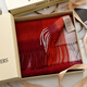 Ordo City cashmere family red cashmere plaid scarf for women in winter, warmth and thickened women's scarf Melbourne splicing red plaid