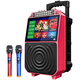 Jinzheng square dance audio with display screen wireless microphone Bluetooth home ktv singing karaoke karaoke machine integrated video outdoor trolley speaker outdoor audio 1033 21# Bluetooth version (without microphone) + 64G USB flash drive