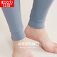 Hongdou underwear men's pure cotton antibacterial autumn clothes and autumn pants men's full cotton tight Sailou underwear mist blue