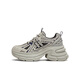Tianmeiyi Dad Chaussures Chaussures pour femmes Mall Soms à lacets à lacets à lacets pour femmes Chaussures décontractées 2025 Spring and Automne Style BK831AM5 Silver 34