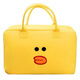 Juntong travel bag boarding bag can be brought to the plane cartoon travel bag soft girl large capacity duffel bag light and fashionable Korean version upgraded thickened large size [Brown Bear Science Popularity]