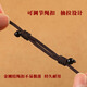 Jingji pendant rope pendant lanyard hand-woven ebony rope jade pendant for men and women Hetian jade pendant rope jade rope ebony lanyard 3mm black style