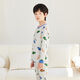 Sous-vêtements pour enfants à haricots rouges ensembles de coton pur et de vêtements d'automne pour enfants d'âge moyen et de pantalon long pantalon chaud m1049 chanvre 160