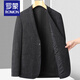 ROMON (ROMON) suit men's single western jacket autumn and winter new high-end business formal wear middle-aged and young casual men's woolen suit slim 9918 khaki solid color XL 180 (135-150Jin [Jin equals 0.5 kg])