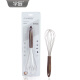 Erlernen Sie das Kochen des manuellen Ei -Whisk Creme -Mixers Silikon Edelstahl Ei Whisk Backwerkzeuge Küche Lieferungen Edelstahl Ei Whisk WK9214