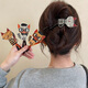 Two Worlds of Love, Adorable and Cute Cat Twist Clip 2025 New High-Quality One-word Grip on the Back of the Head, Women's Hairpin Headwear, Recommended by the Store Manager, Two-piece Set