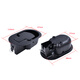 CLCEY aluminum alloy function sofa wrench black switch handle lazy sofa handle first class sofa switch button hand black plastic switch base size approximately 9852*2 pieces