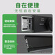 
Schneider Electric, surface-mounted rail socket, movable wall socket, wall-mounted 60 cm track + 3 five holes, black