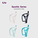 LivSparkle Series lightweight aluminum water bottle cage bicycle equipment (free screws) light green