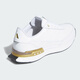 Adidas golf shoes S2G SL LEATHER24 new men's comfortable and stable casual shoes golf running shoes for men ID8699 white/white/gold 48 (UK11.5)