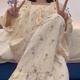 乔铭馨品（QIAOMINGXINPIN）梭织棉睡衣春秋款女长袖长裤套装夏天公主风甜美郁金香冬季家居服 DWX-H838# 2XL
