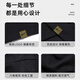 
Warrior hat men's winter thickened warm knitted wool hat cold hat bag spring and autumn men's bald head pile hat four seasons black hat + black riding gloves one size [54-62cm]