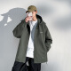 顶峰保罗（Dingfengbaoluo）冲锋上衣外套男春季户外休闲工装男士夹克宽松MYY727墨绿3XL