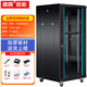 慕腾 网络机柜 1.2米标准19英寸22U加厚服务器弱电监控UPS交换机柜功放监控机房钢化玻璃门机柜TC.6622
