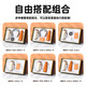 Bell Summer Souvenir Business Gift Persué Logo Companie Event des employés Mémorial Prix de conférence CONFÉRENCES POUR LES CLIENTS ORANGE-COFFee Cup + Magnetic Power Bank + Capsule Umbrella